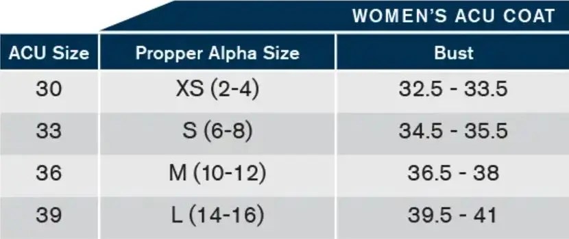 Propper Women's NYCO OCP ACU Uniform Coat | U.S. Patriot